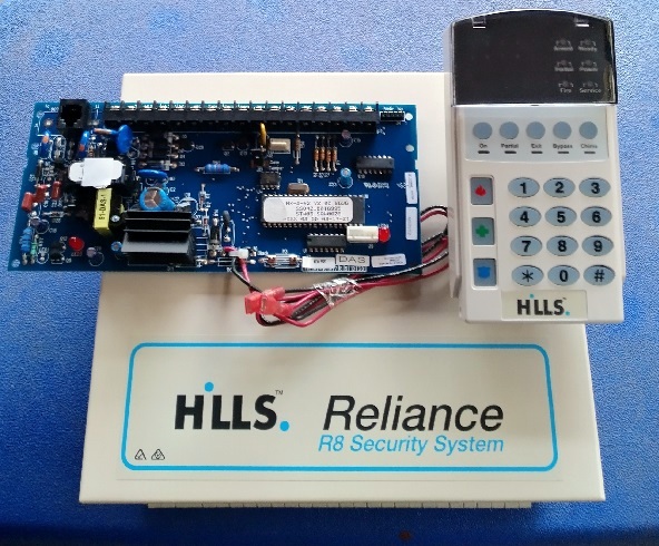 Hills reliance R8 alarm system 