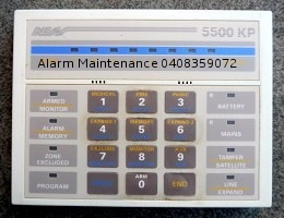 alarm reset ness 5000 keypad repair